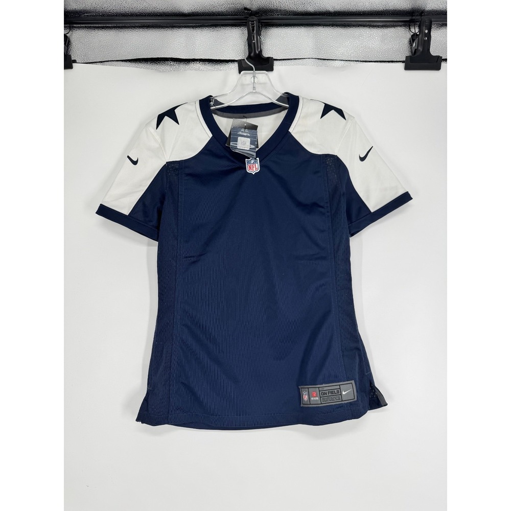 Nike On Field NFL Football Game Jersey Womens Small Navy Blue No Player‎ Blank